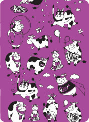 Kid Funny cow viola  - Detská šatka