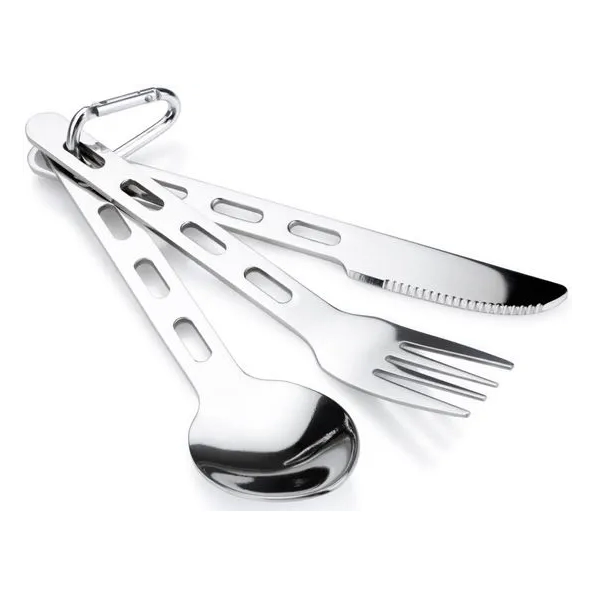 Stainless Ring Cutlery 3 pc. - nerezový turistický príbor