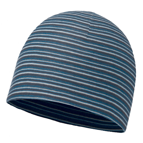Microfiber 2 Layer Hat stripes blue