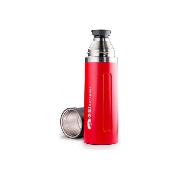 Termoska GSI Vacuum Bottle 1 L - red